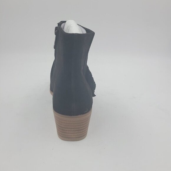 NIB Jack Rogers Women's Izzie Suede Bootie Black Casual Buckle Shoe Size 9M - Picture 3 of 12